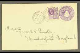 1923 (15th August) 2c Stationery Envelope, Bearing Additional 2c Tied By Fine Upright "BRITISH EMPIRE EXHIBITION"... - Brits-Guiana (...-1966)