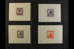 RUANDA-URUNDI 1944 25c, 75c, 1fr, And 5r London Printing Miniature Sheets With Single Line Of Perforations At Left... - Altri & Non Classificati