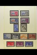 1935-1949 COMPLETE VERY FINE MINT COLLECTION In Hingeless Mounts On Leaves, ALL DIFFERENT, Inc 1938 Crocodile Set,... - Other & Unclassified