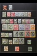 1858-1952 USED COLLECTION Presented On Stock Pages. Includes 1858 6d Imperf, 1882-86 Shaded Range To Both 4d,... - Barbados (...-1966)
