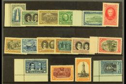 1910 Centenary Complete Set (Scott 160/75, SG 366/81), Fine Mint Mostly Never Hinged Inc All Top Values, Fresh... - Altri & Non Classificati