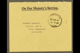 1964 (26 Mar) Stampless OHMS Envelope To RAF Khormaksar B.F.P.O. 69, Fine "CRATER P.O. / ADEN" Cds. For More... - Aden (1854-1963)