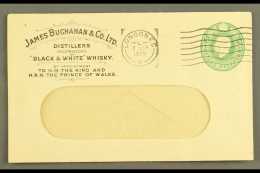 WHISKY 1935 Fine KGV ½d Stationery Envelope With "James Buchanan & Co. Ltd." Advert, Distillers "By... - Non Classificati