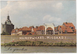 Enkhuizen - Haven: 'MARKERWAARD - MISDAAD !' Leus Op Kademuur - Enkhuizen