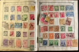 OCEANIA ON OLD LINCOLN ALBUM PAGES An 1850's To Early 1900's Old Time Collection Which Includes Sections Of  Fiji,... - Other & Unclassified