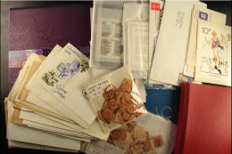 GB & WORLD SCRAPPY CARTON. An Untidy Accumulation Of Loose Stamps, Covers, GB PHQ Cards Plus So Much Else. Not... - Andere & Zonder Classificatie