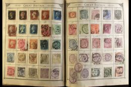 EUROPE ON OLD LINCOLN ALBUM PAGES An 1840 To About 1920 Mint And Used Collection Extracted From An Old Lincoln... - Altri & Non Classificati