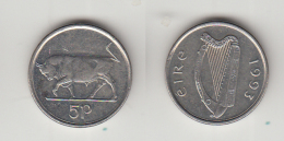 IRELANDE - 5 PENCE 1993 - Irlanda