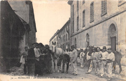 03-MOULINS- 10e CHASSEURS, LA VISITE DE CHEVAUX - Moulins