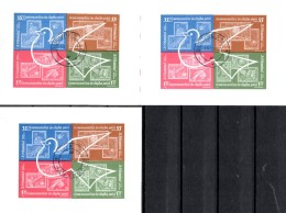 Stamp On Stamp 1962 Rumänien Block 53+8-KB O 22€ Raumfahrt Forschung Marke Auf Marke Bloc M/s Space Sheetlet Bf ROMANIA - Collections