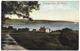 Swanage From The Downs - Unused C1907 - Swanage