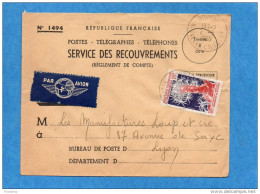 MARCOPHILIE-  Lettre-RECOUVREMENTS-  NLLE CALEDONIE-cad- BOURAI -1966  Stamp N°323 Alcyonium -pour Françe - Covers & Documents