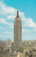 NEW YORK CITY - EMPIRE STATE BUILDING - SUPERBE CARTE PHOTO COULEUR - 2 SCANNS -  TOP !!! - Empire State Building