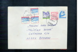 Jugoslawien / Yugoslavia  Interesting Postal Stationery - Letter  + Additional Tax Stamp (1) - Brieven En Documenten