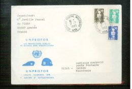 Jugoslawien / Yugoslavia  Interesting UNPROFOR Letter (4) - Storia Postale