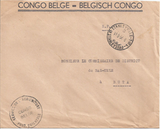 Courrier (franchise Postale) De Stanleyville (14-09-57) à Buta (Bas-Uele ). - Storia Postale