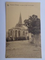 Réf: 64-7-1.       FONTAINE-l'EVEQUE             Le Choeur De L'Eglise Saint-Christophe ( Teinte Ocre ). - Fontaine-l'Evêque