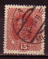 AUTRICHE - OSRERRAICH - 1917 - Perfores - Perfines - 1v Obl. Mi 221 - Perfins