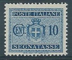 1945 LUOGOTENENZA SEGNATASSE 10 CENT RUOTA MNH ** - RR3892-3 - Strafport