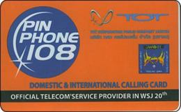 Thailand Pin Phone 108 Phonecard  Kat. 443  Jamboree, Pfadfinder Scout From Thailand RRR - Thailand