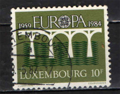 LUSSEMBURGO - 1984 - EUROPA UNITA - CEPT - USATO - Gebraucht