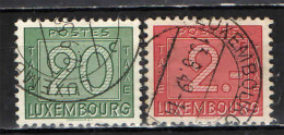 LUSSEMBURGO - 1946 - 20 C. E 2 F. - USATI - Segnatasse