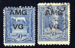 Imposta Sull'entrata  Lire 50 Copia Usata - Revenue Stamps