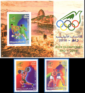 Algérie 2016- BF25/1747/1748  - Jeux Olympiques Brésil 2016 - Summer 2016: Rio De Janeiro