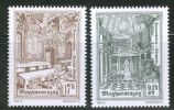 HUNGARY 1996 ARCHITECTURE Religious Buildings PANONHALMA MONASTERY - Fine Set MNH - Unused Stamps