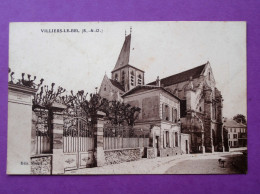 Cpa 95 VILLIERS LE BEL  Eglise    Chiens, Commerce LA BELLE FERMIERE - Villiers Le Bel