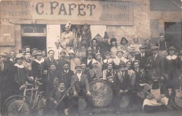 VENETTE - Carte-Photo De L'Hôtel, Restaurant " Au Bon Accueil " Maison " C. FAFET " à L'angle De La Rue De Clermont - Venette