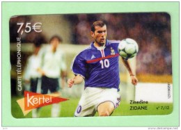 KERTEL 7,5€ *** Z.Zidane +D.Trezeguet *** Les Scans Representent La Carte En Vente *** (A2-P18) - Prepaid Cards: Other