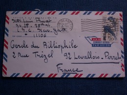 ""  ENVELOPPE  AVION  DE  LONG  ISLAND  Pour  La  FRANCE  //  1967  "" Avec Vignette - Altri & Non Classificati