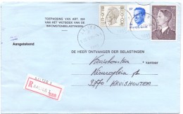 Omslag Brief Enveloppe - Aangetekend - Aalter 688 Naar Kruishoutem - 1983 - Letter Covers