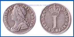 GREAT BRITAIN 1737  GEORGE II  SILVER MAUNDY PENNY  VERY GOOD - FINE  CONDITION - Altri & Non Classificati