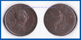 GREAT BRITAIN 1807  GEORGE III  COPPER PENNY  VERY  FINE  CONDITION - Other & Unclassified