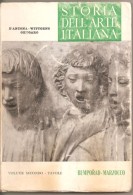 STORIA DELL'ARTE ITALIANA VOL. II  D'ANCONA WITTGENS GENGARO  BEMPORAD MARZOCCO - Kunst, Architektur