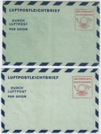 Luftpost-Brief, LF Nr. LF 6 Und 7, Ungebraucht, Mi. 135.-  ,    # 5367 - Enveloppes - Neuves