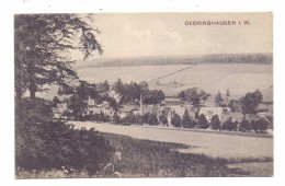 5884 HALVER - OECKINGHAUSEN, Panorama, 1909, Bahnpost Halver- Schalksmühle, Zug 47 - Halver