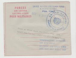 Can092 /  KANADA - UN-Emergency Force, Kanadisches Kontingent In Yemen 1963 - Cartas & Documentos