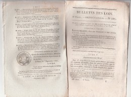 Bulletin Des Lois N° 101 - 1831- Ecole Artillerie, , Boulangerie Chartres Limoux ...., Pont De Seine à Bercy - Décrets & Lois