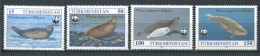 171 TURKMENISTAN 1993 - Yvert 40/43 - WWF Mammifere Marin - Neuf ** (MNH) Sans Trace De Charniere - Turkménistan