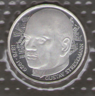 GERMANIA 5 DEUTSCHE MARK 1978 GUSTAV STRESEMANN AG SILVER - Gedenkmünzen