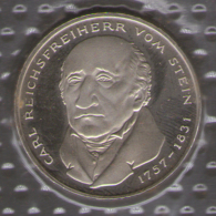 GERMANIA 5 DEUTSCHE MARK 1981 CARL REICHSFREIHERR VOM STEIN AG SILVER - Commemorations