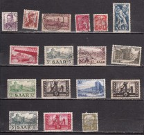 SARRE ° YT N° 237 238 113 252 260 261 308 310 311 309 312 313 314 322 328 337 393 - Used Stamps