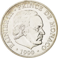 Monnaie, Monaco, Rainier III, 100 Francs, 1999, Paris, SPL, Argent, KM:175 - 1960-2001 Nieuwe Frank