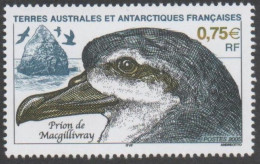 TAAF : Faune Antarctique -  Prion De Macgillivray, Prion De Saint-Paul (Pachyptila Macgillivrayi ) - Nuevos