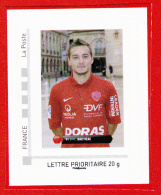 France Collector MONTIMBRAMOI Football Dijon DFCO éric Bautheac Lettre Prioritaire 20g Neuf ** - Collectors