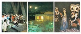 Kazakhstan - Alma Ata Almaty - State Academic Opera And Ballet Theatre - Printed 1980 - 20.9x8.9 Cm - Kazakistan