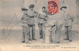 Miribel Les Echelles   38  Jeux De Fête A L'Alumnat. La Pomme Dans Un Sceau D'eau - Autres & Non Classés